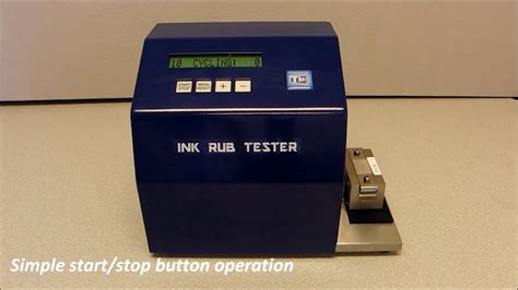 ODM Ink Rub Tester|ink rub tester tmi.